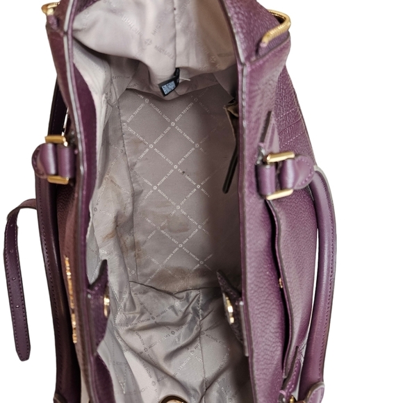 Michael Kors Deep Purple Tote - Picture 4 of 10